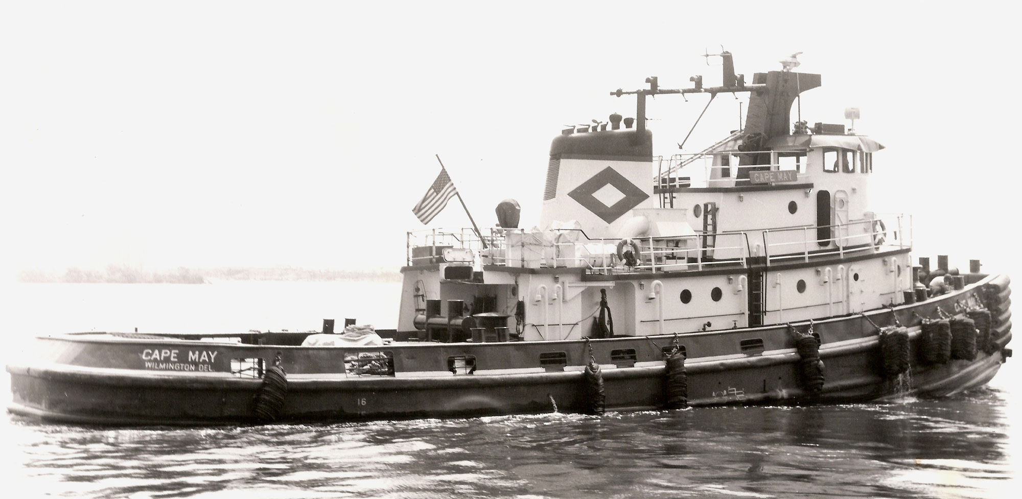 Curtis Bay Towing Company tug CAPE MAY, August 1981
