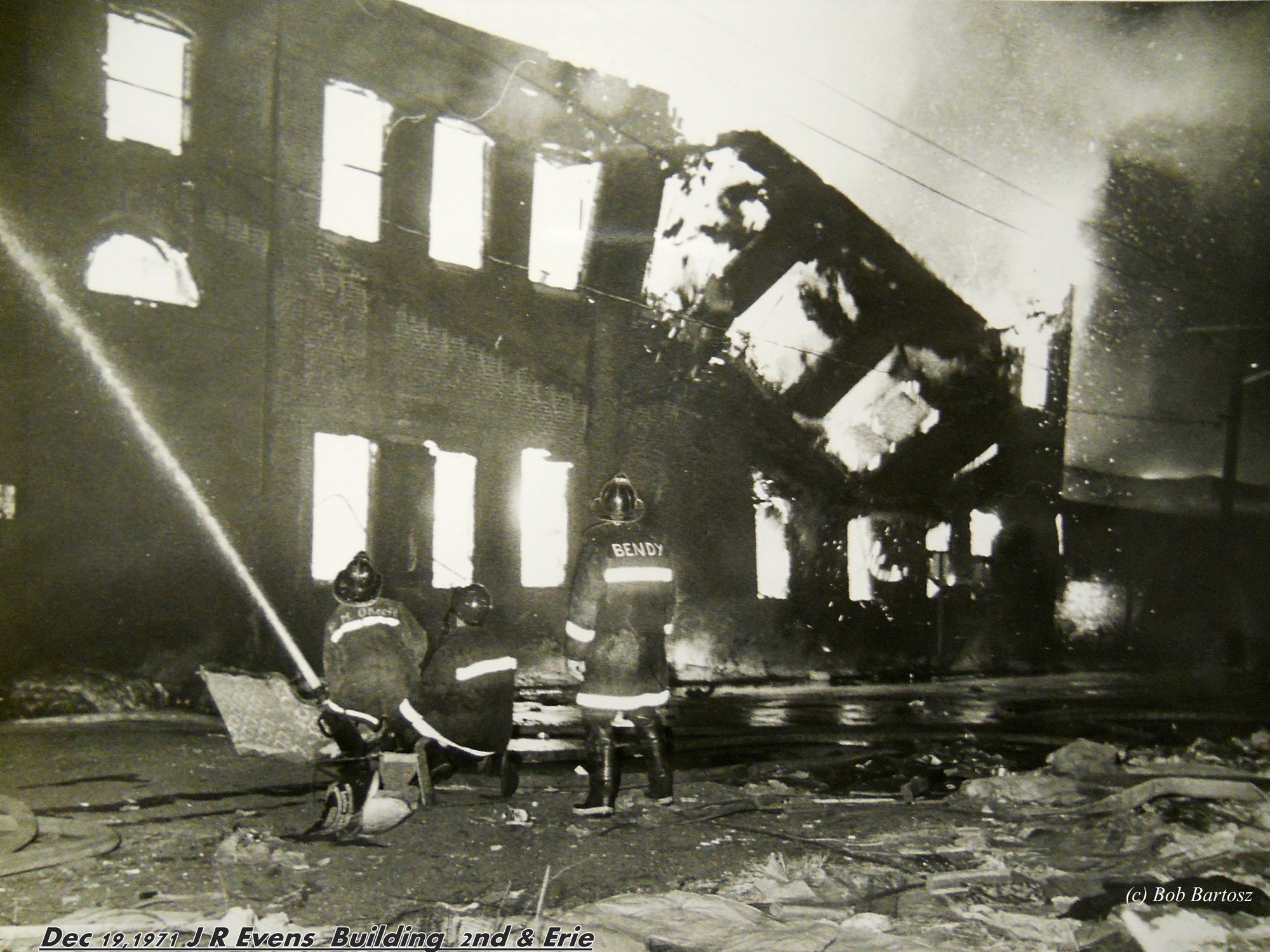 John R. Evans Leather Company fire, December 19, 1971