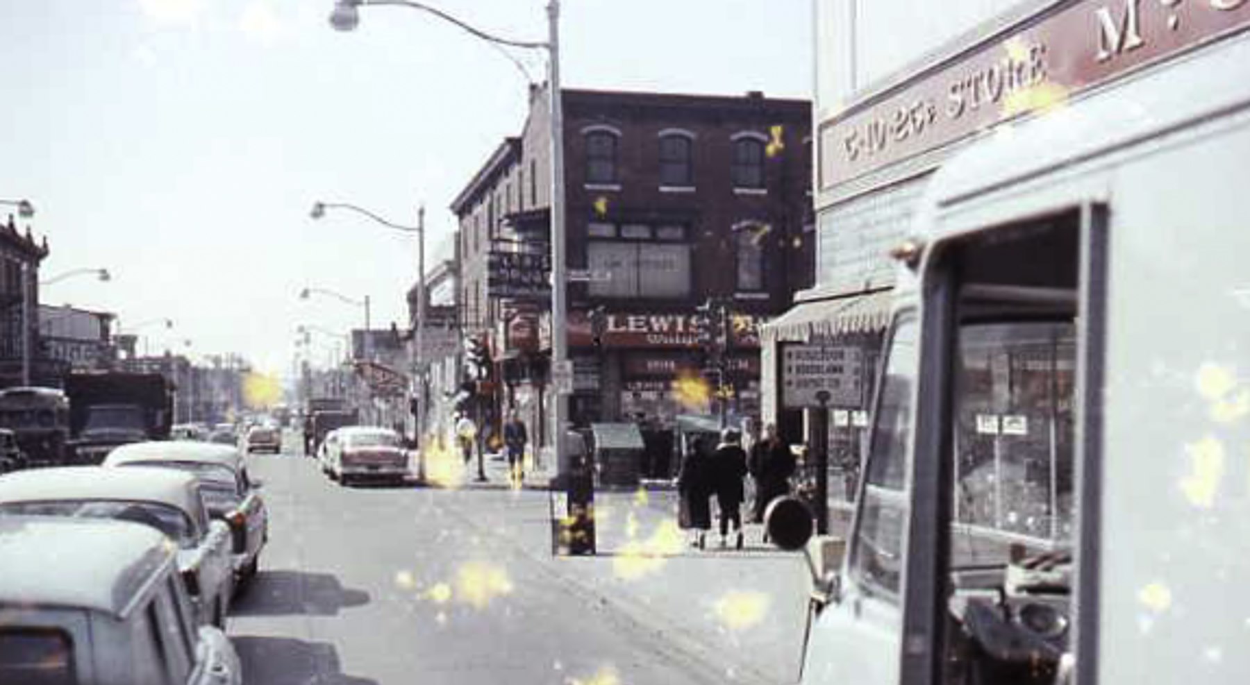 Looking south on Broadway at Kaighn Avenue, mid-1950s