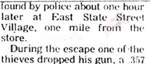 Litwin Brothers robbery article, Camden Courier-Post, June 6, 1975