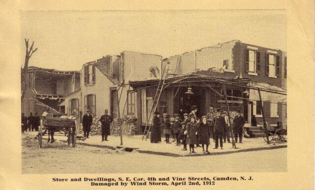 Cyclone of 1912 in Camden, NJ — storm damage