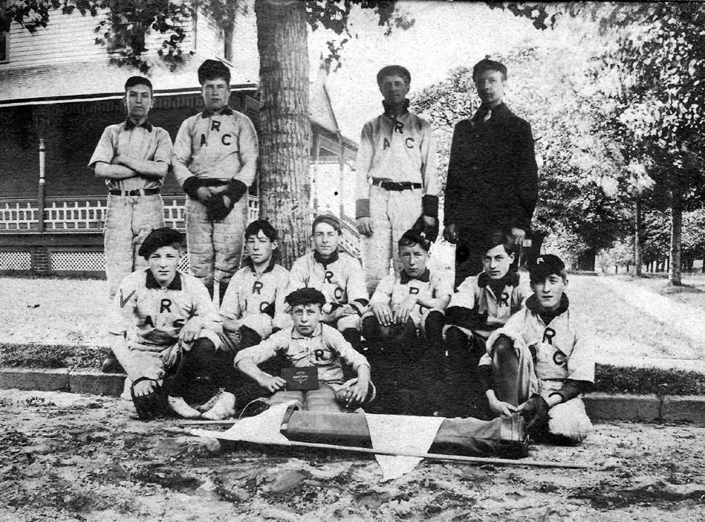 Herman F. Niessner — 1905-06 Baseball team (RAC), second pose