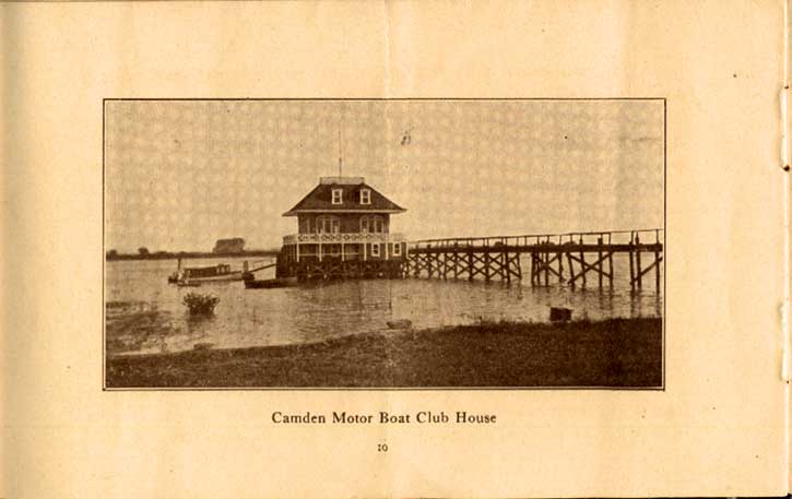 Camden Motor Boat Club House — Wood Manufacturing Co. brochure, c. 1910