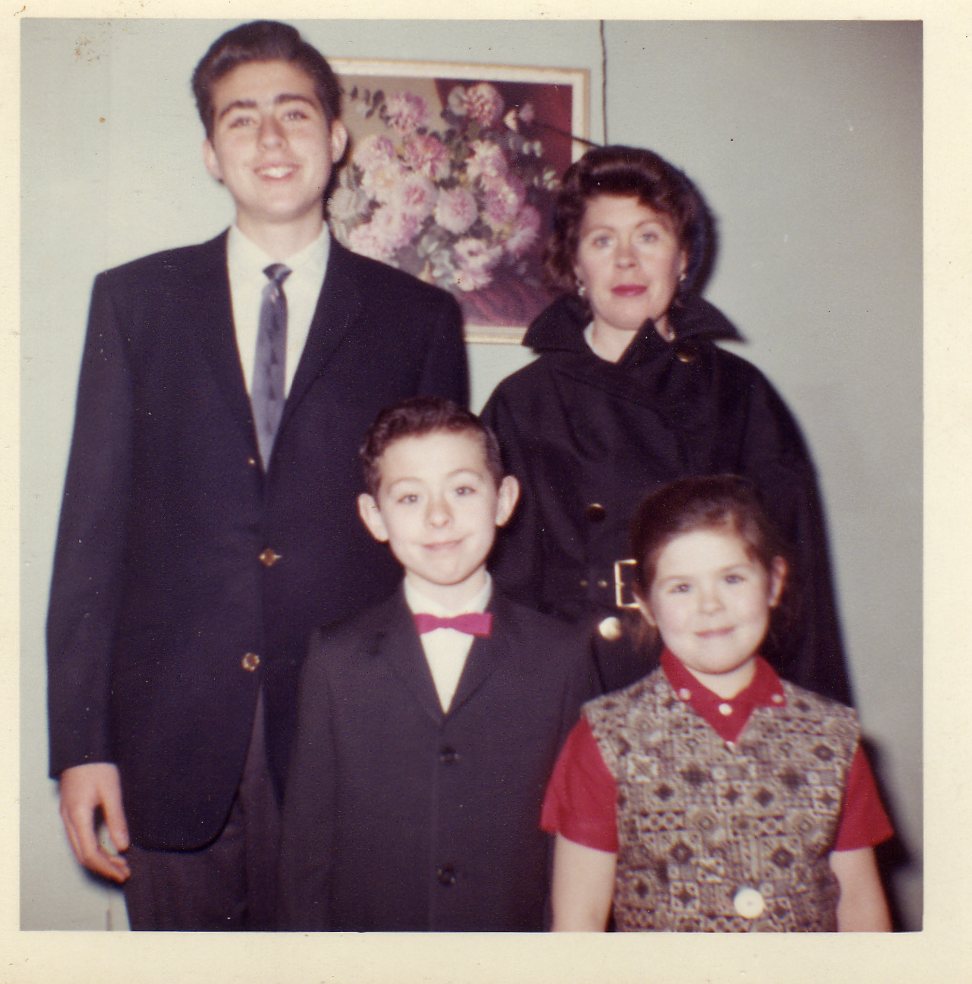 Mary Becoskie with children Raymond, Michael J. and Linda C.