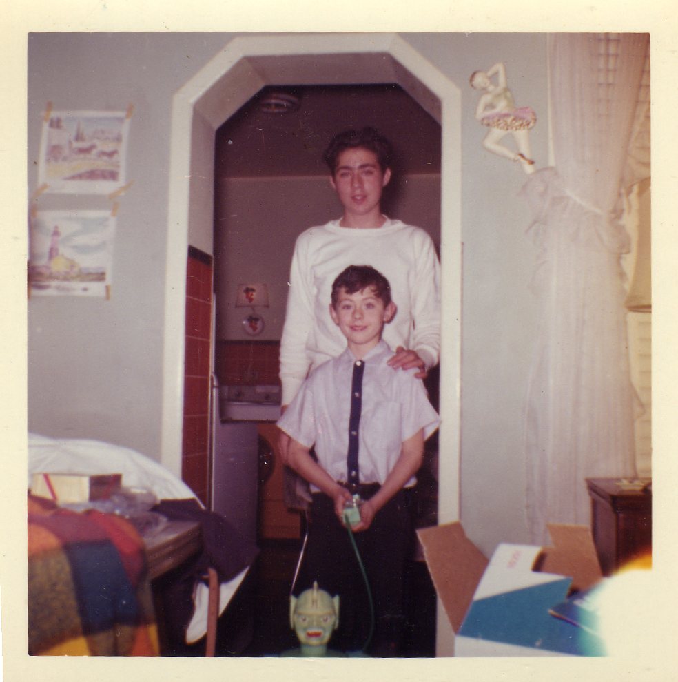 Raymond & Michael Becoskie with The Great Garloo Christmas toy
