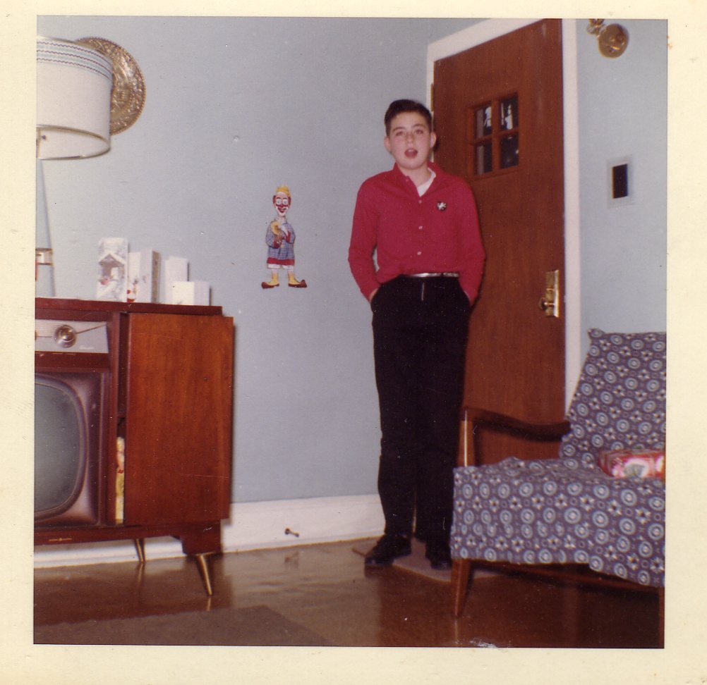 Raymond Becoskie in living room