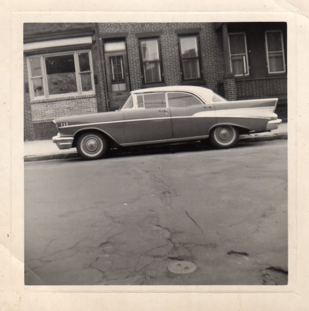 First new car for the Becoskie family, on North 7th Street near the corner of Birch Street