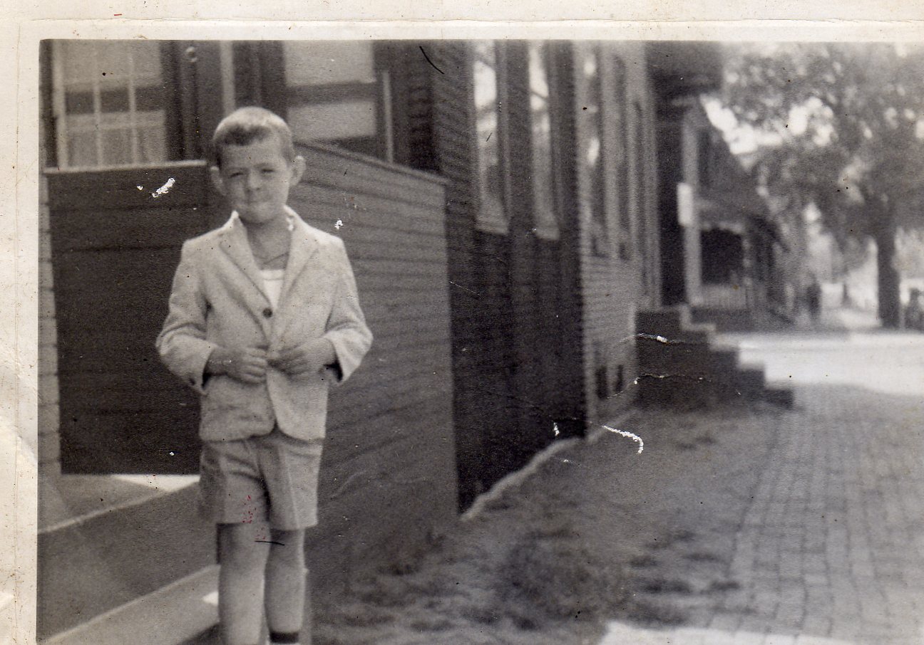 Michael Becoskie. Looking south, Buckley's/Sampona's Barber Shop and House.