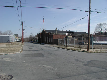 Buren Street facing north from southwest corner of 28th and Buren