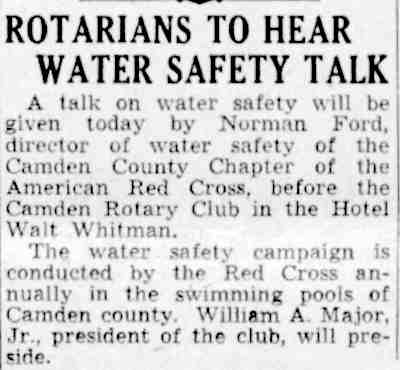 Camden Rotary Club, July 29, 1941