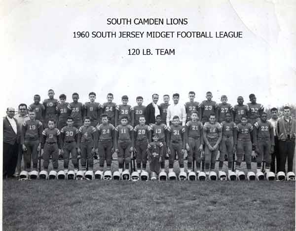South Camden Lions 120 Pound Team, 1960