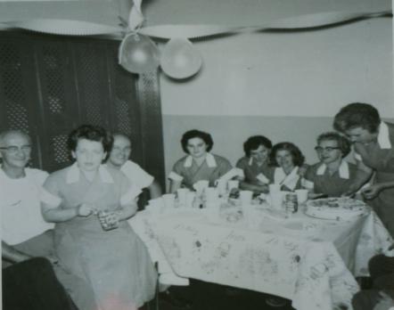 A.N. Stollwerck employees, Retirement Party for Edward F. Schaeffer, 1958