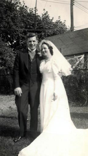 Theodore and Ann Diskin Tiedeken wedding photo