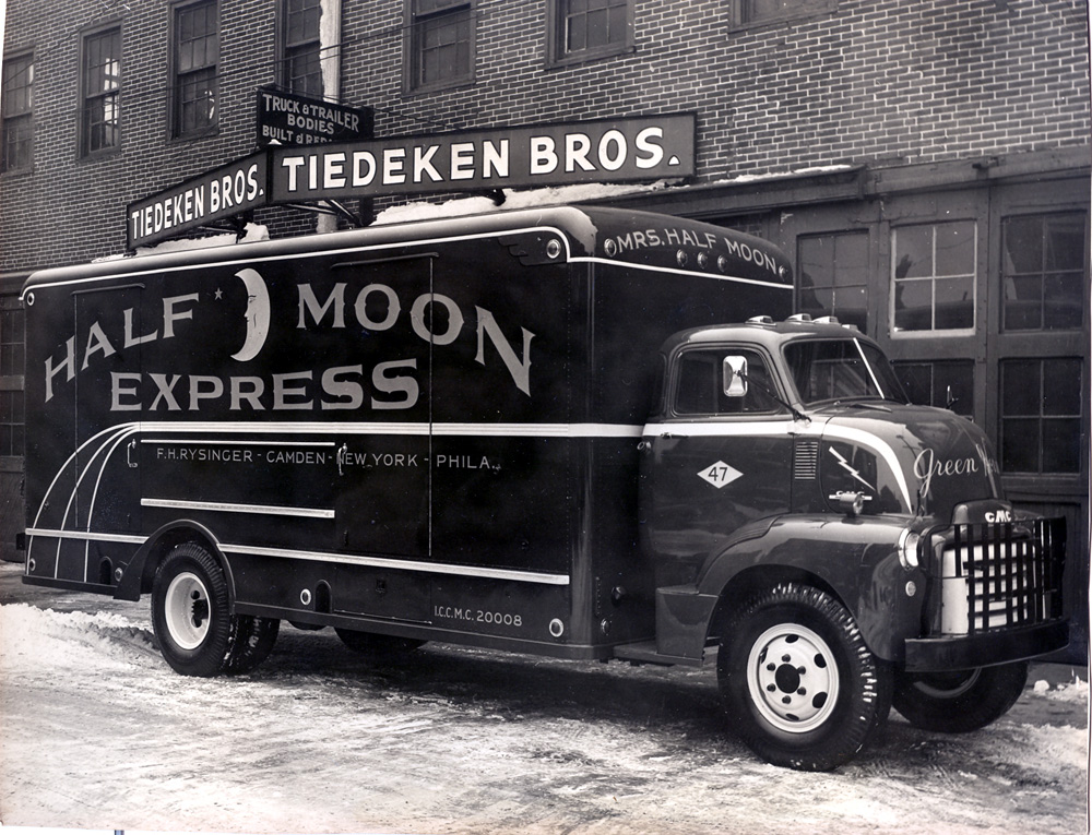 Half Moon Express truck built by Tiedeken Brothers