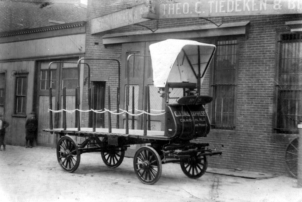 C.J. Ball Express Camden NJ wagon