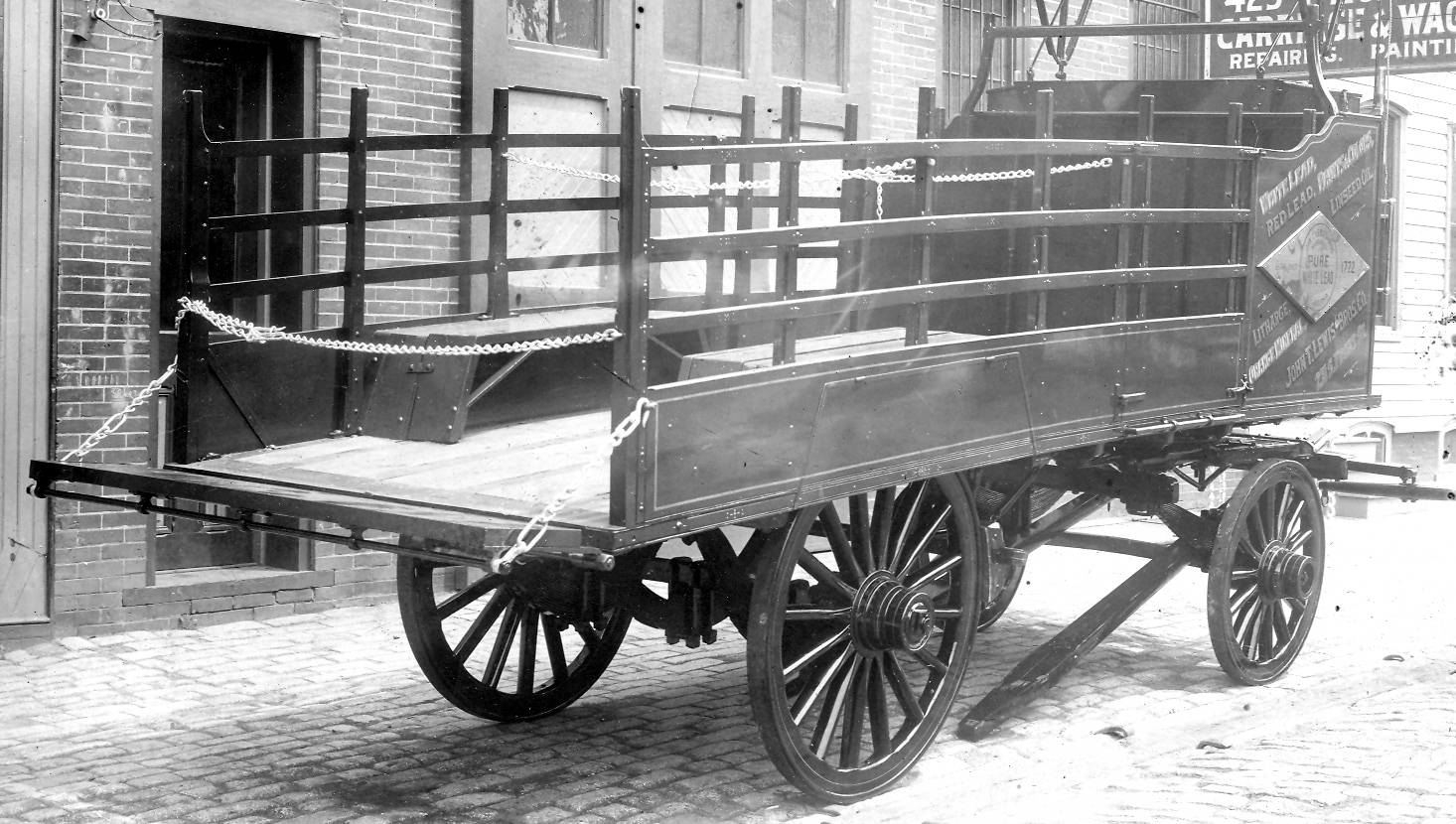 John T. Lewis Brothers Company wagon, alternate view