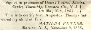 Augustus Thomas advertisement detail