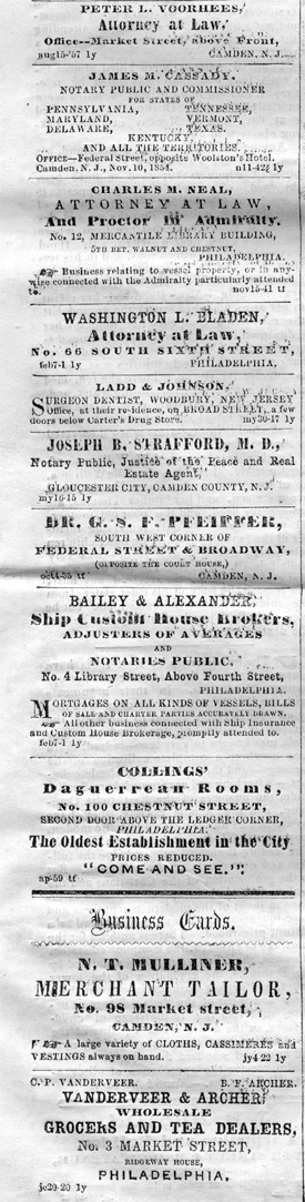 Camden Democrat, June 12, 1858, Page 1, Columns 1-3, bottom