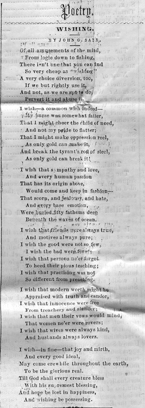 Camden Democrat, June 12, 1858, Page 1, Column 2, top