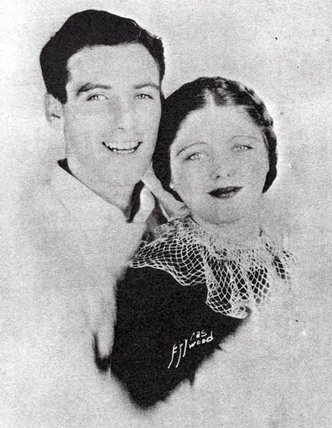 Otto 'Ott' Mason and Mary Jones, 1935–1936 Camden Walkathon — they finished second