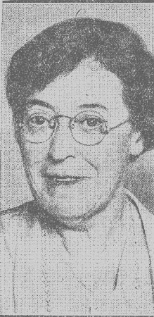 Miss Harriette E. Taylor, Central School teacher, retiring, 1933