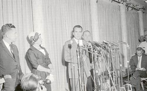 President Richard M. Nixon and New Jersey Governor William T. Cahill at the Walt Whitman Hotel — circa 1970