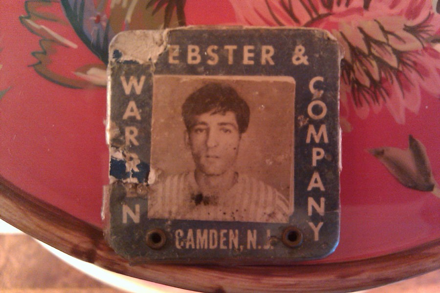 ID Badge of William Bennett Harrison Sr., Warren Webster employee