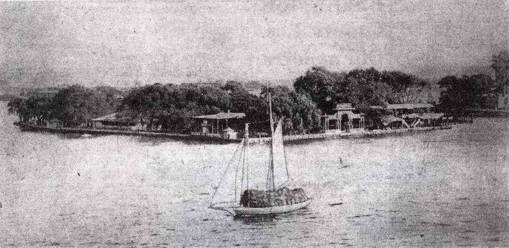 Smith's Island in the Delaware River, view from the old Federal Street ferry house