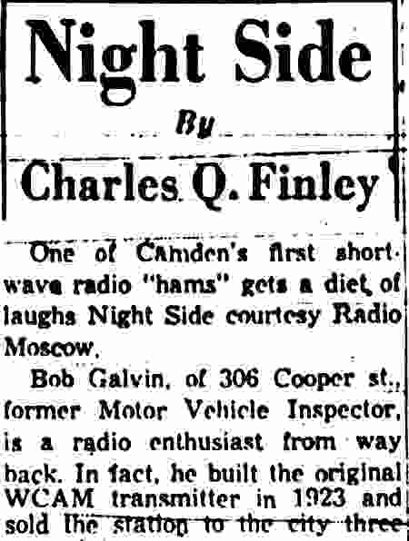 Bob Galvin at WCAM, December 12, 1957