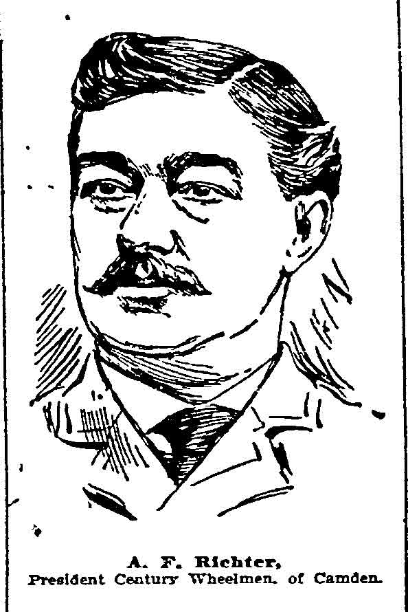 Century Wheelmen — Philadelphia Inquirer, August 8, 1897, title page
