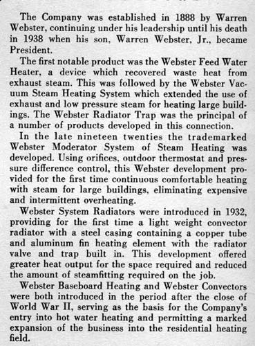 Working With Webster, 1940s Warren Webster employee handbook