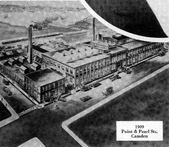 The Warren Webster Company 1909 Factory at Point and Pearl Street