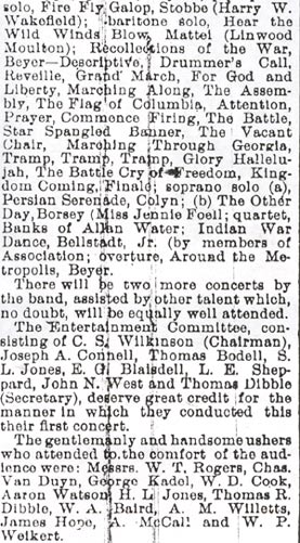 Music Has Charms — article concluded, Camden Post-Telegram, February 28, 1896