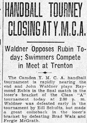 Camden Courier-Post, February 11, 1936 — YMCA