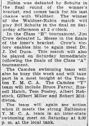 Camden Courier-Post, February 11, 1936 — YMCA (continued)