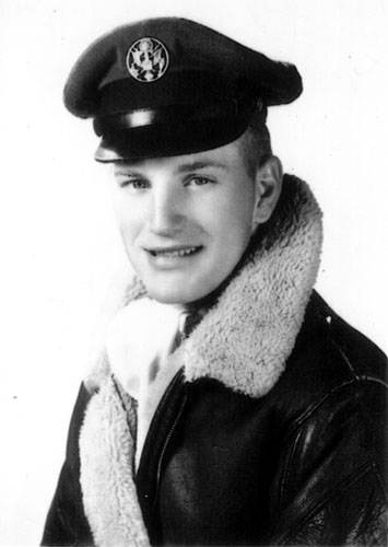 Pfc. Samuel H. Rainey after completing Basic Training, Lackland AFB, San Antonio TX, Late August 1950