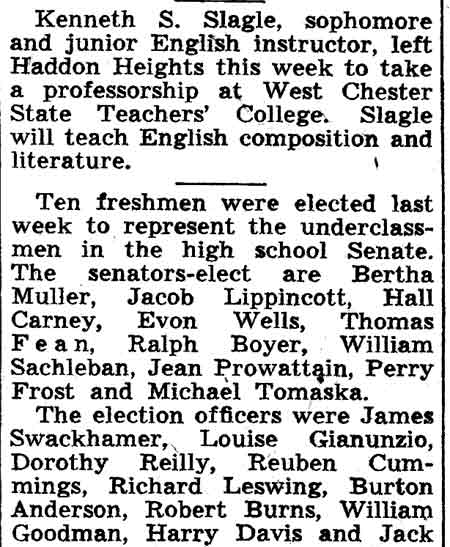 Haddon Heights Hi Selects Editors, part 4