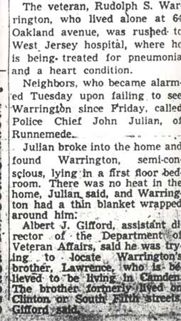 Camden Courier-Post, March 22 1950, clipping 2
