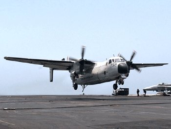 Navy C-2 Greyhound transport aircraft