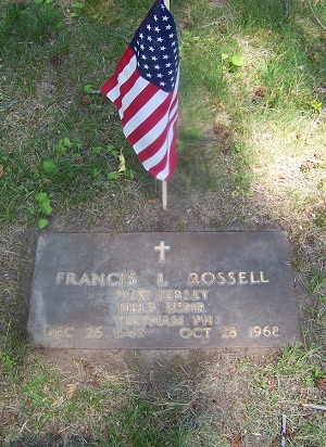 Francis L. Rossell Jr. grave marker