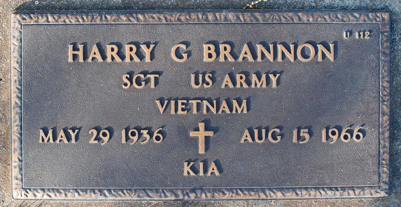 Harry G. Brannon grave marker at Delaware Veterans Memorial Cemetery