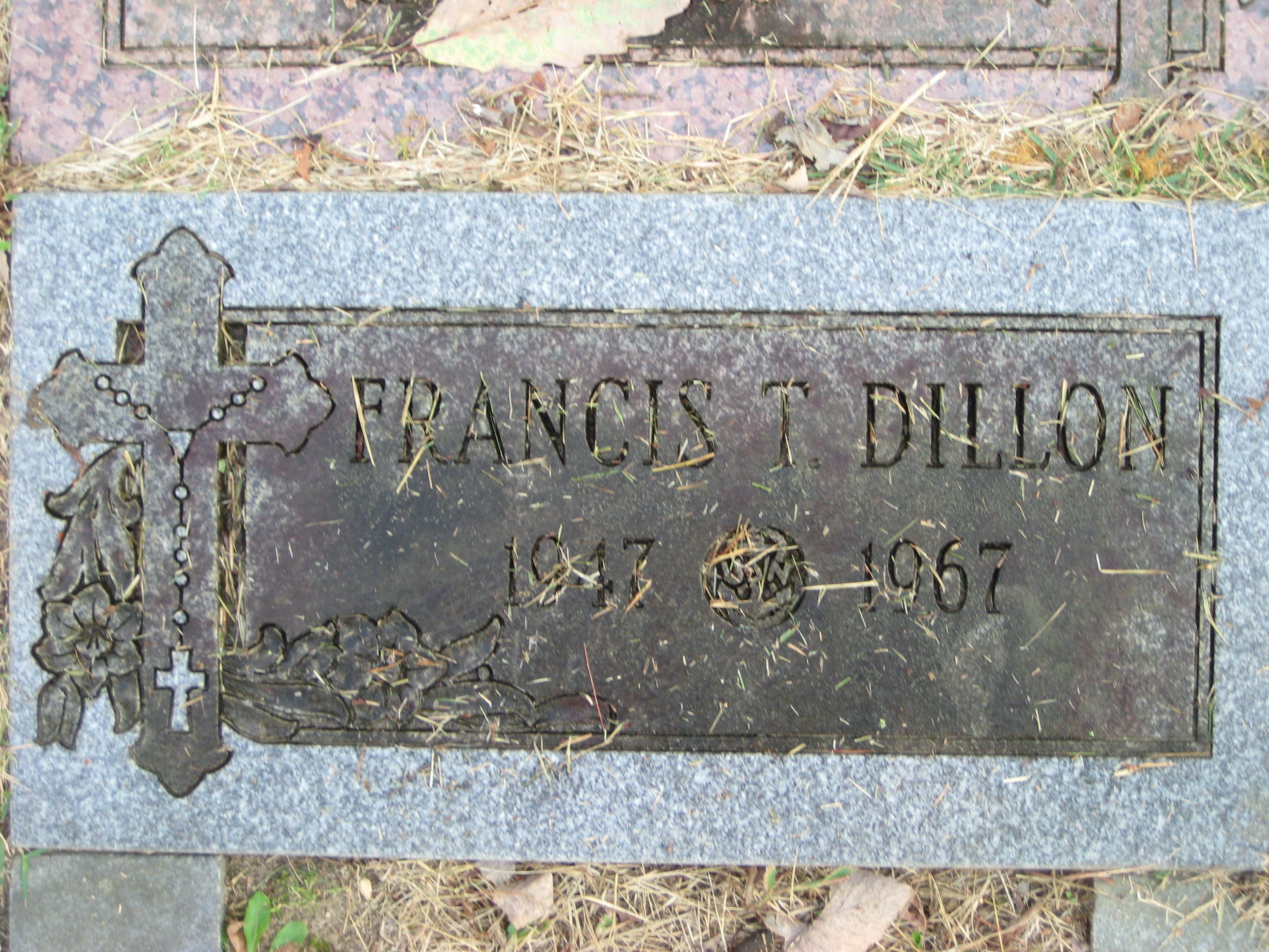 Francis Thomas Dillon grave marker