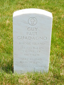 Guy Paul Guadagno grave marker at Beverly National Cemetery