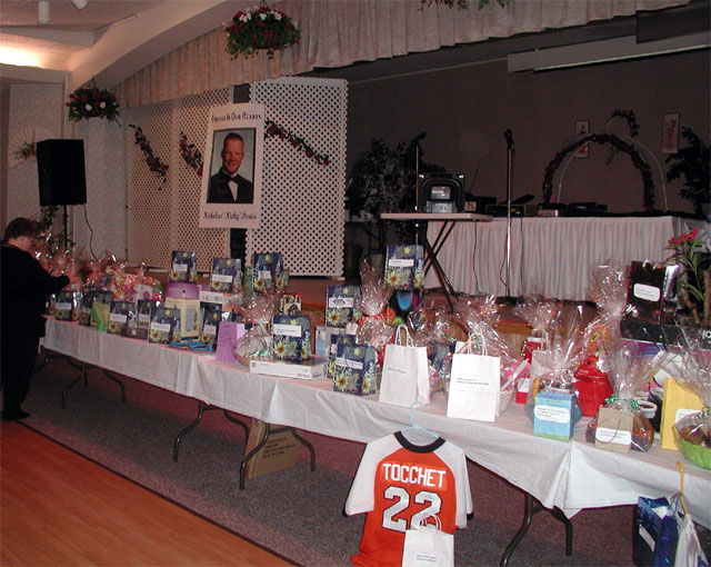 Nicholas J. Parisi Memorial Scholarship Fund beef and beer fundraiser, February 24, 2006