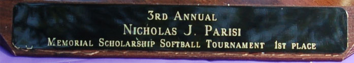 Nicholas J. Parisi memorial photos, 2006