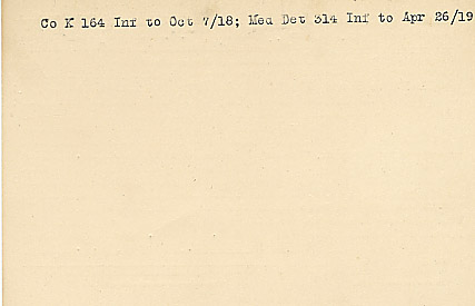 Ralph Benner Camden County World War I Honor Roll, page 2