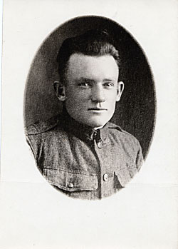 Allen H. Bossert Camden County World War I Honor Roll card