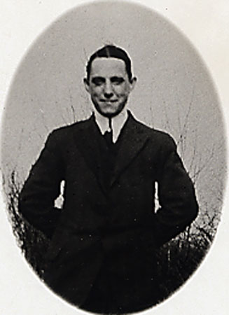 Elmer H. Hunt Camden County World War I Honor Roll card