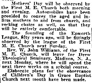 Philadelphia Inquirer May 9, 1920 — continuation