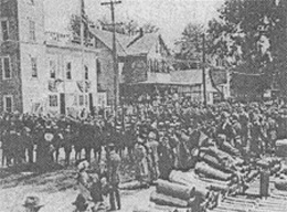 Funeral parade for Allen Irvin Morgan, Westmont NJ